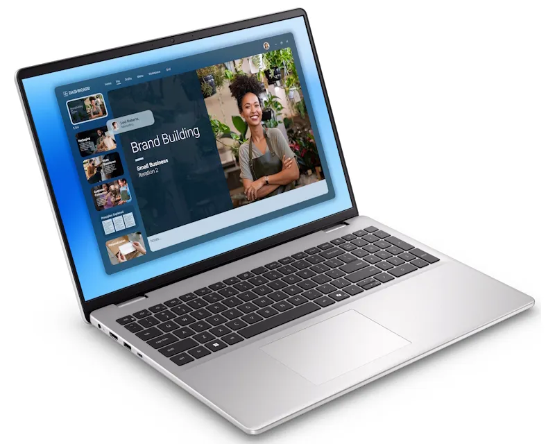 DELL 16 DC16251 16 inch FHD+ 300nits Core 5 120U 16GB 512GB SSD Backlit FP metalni silver - Slika 2