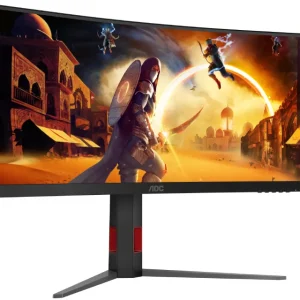 AOC 34 inča CU34G4Z WQHD 3440x1440 Fast VA 240 Hz FreeSync zakrivljeni gaming monitor